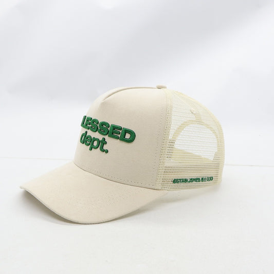 Blessed Dept 3D Trucker Hat (IVORY)