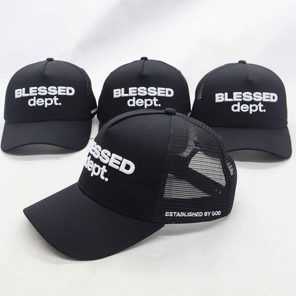 Blessed Dept 3D TRUCKER HAT (Black)