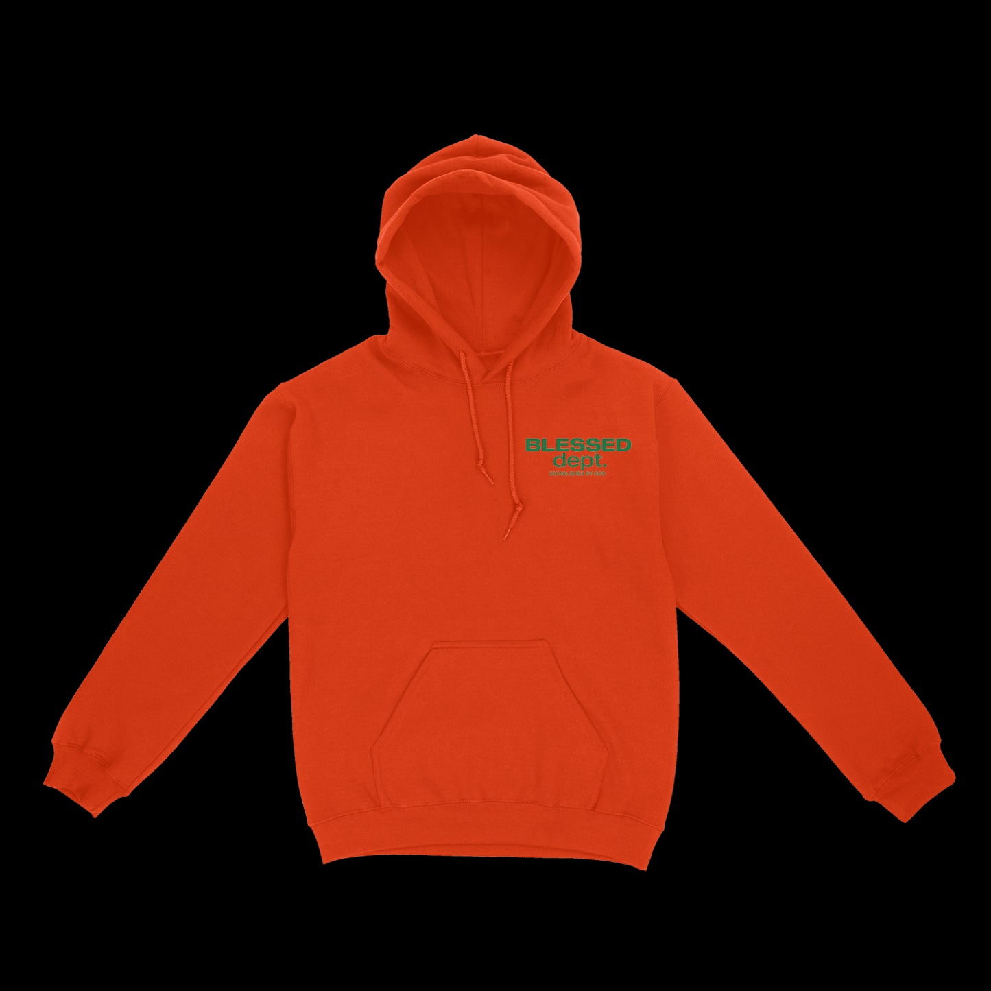 Blessed Dept Hoodie (Orange)