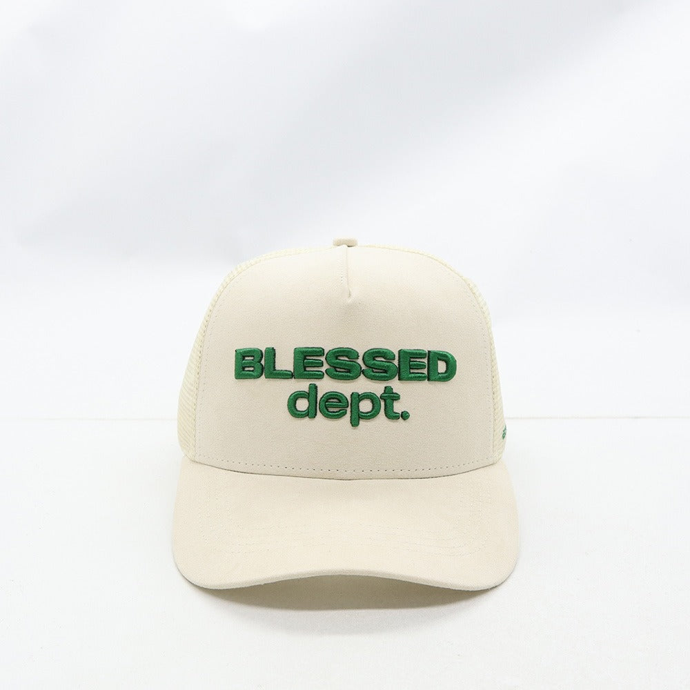 Blessed Dept 3D Trucker Hat (IVORY)