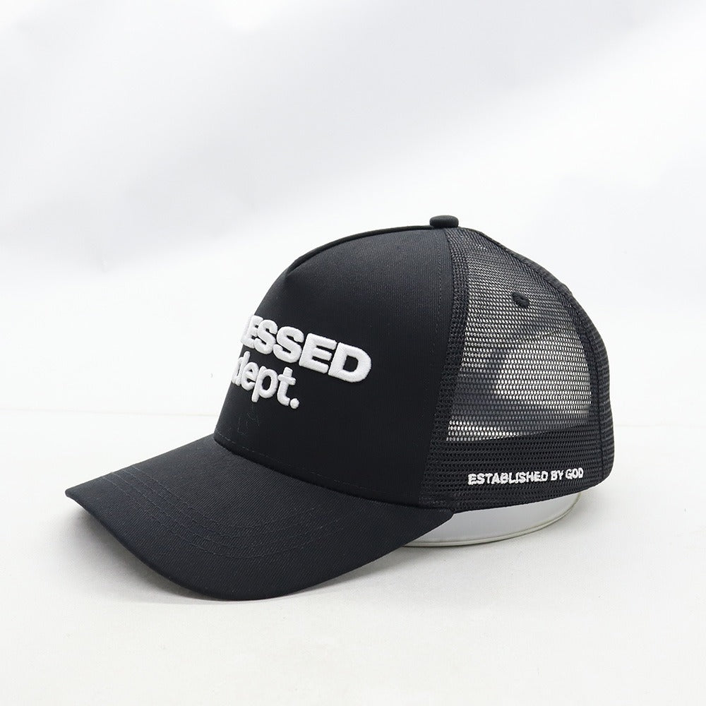 Blessed Dept 3D TRUCKER HAT (Black)