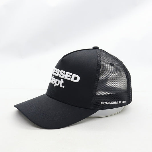 Blessed Dept 3D TRUCKER HAT (Black)